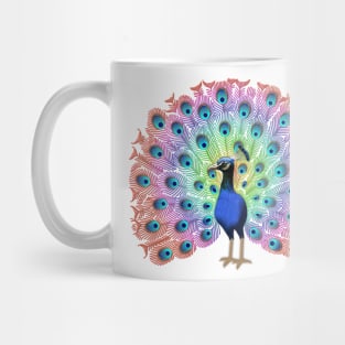 Colorful Peacock Mug